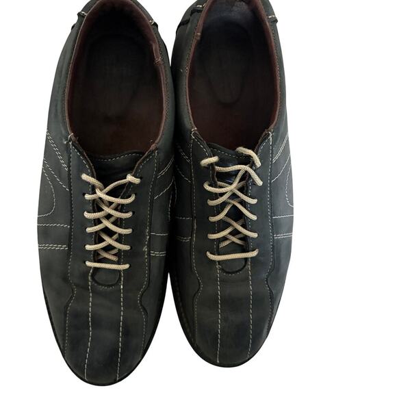 Allen Edmonds Voyager 6180 9.5 Distressed Black Leather Casual Comfort Shoe - Picture 10 of 11